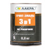 Грунт-эмаль по ржавчине белая 1,7 кг Лакра *1/3/252
