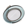 Светильник встраиваемый GX53 H4LD5310 Ecola Glass Стекл Круг с подсв.черн.хром SP53RNECH *10/30