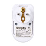 Адаптер д/розетки три выхода:розетка и два USB-разъема Navigator NAD-USB01-1E-C-WH 61454*1/10