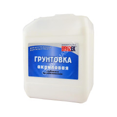 Грунтовка акриловая для внутренних и наружных работ 5кг BROZEX глуб. прон конц 1:1 канистра *1/90