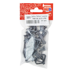 Дюбель "Бабочка" BROZEX TNF-W 10,0*50 с шурупом (10шт) *10/100