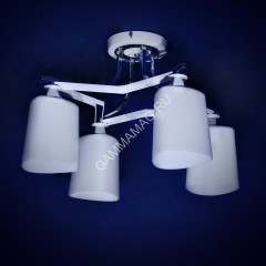 Люстра N2006/4 WT+CH Е27 4*40Вт (h=340; d=510) VERNER LIGHTING *1