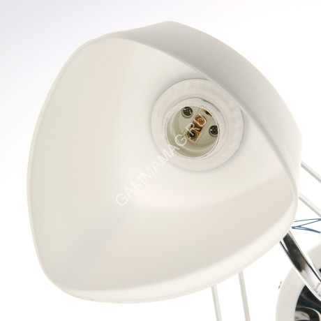 Люстра N2006/4 WT+CH Е27 4*40Вт (h=340; d=510) VERNER LIGHTING *1