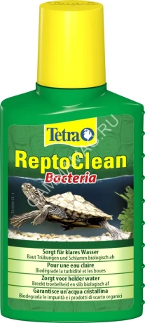 Tetra Rеptо Clean Bacteria 100мл средство для очищения и дезинфекции воды в акватеррариумах