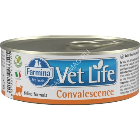 Farmina (Фармина) Vet Life Cat Convalescence 0,085кг паштет (102840)