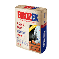 Смесь монтажно-кладочная М150 БРИК 25кг BROZEX *1/56