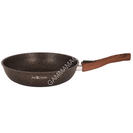 Сковорода алюм. а/приг.литая Kukmara "Granit ultra INDUCTION"originan d28см С.р. сгои282а *1/4