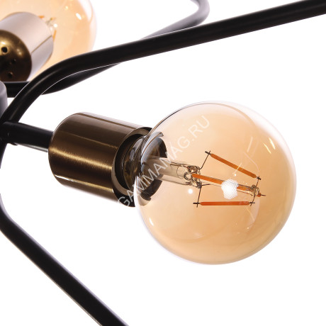 Люстра N5103/3 BK Е27 3*40Вт ( h=230; d=770) VERNER LIGHTING *1