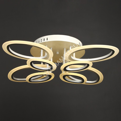 Люстра Y1244/8 4*12W+4*7W*3000K пульт 1 реж (q-790 h-150) VERNER LIGHTING *1