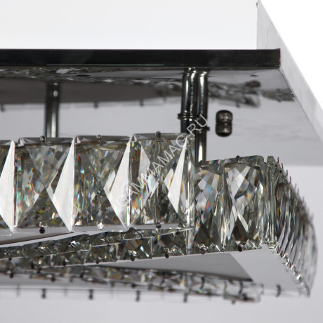 Люстра СS1112/80W 4*10W*(3000K+6000K) пульт (l-400 w-400 h-130) VERNER LIGHTING *1