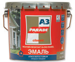 Эмаль алкидная белая 2,5 л PARADE А3 универсальная *1/3/144