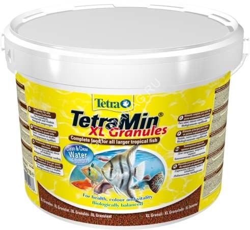 Tetra Min Granules XL 10л корм крупные гранулы для рыб