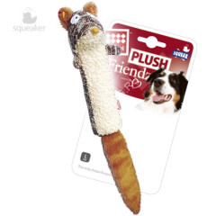Игрушка (GiGWi) 75309 Белка с пищалкой 29см для собак, серия PLUSH FRIENDZ