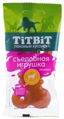 TiTBiT 0,05кг Съедобная игрушка косточка с ягненком Standart (12 шт)