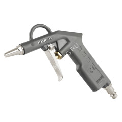 Пистолет продувочный 10 бар 400 л/мин штуцер 1/4"F короткое сопло GH60A PATRIOT *1/20