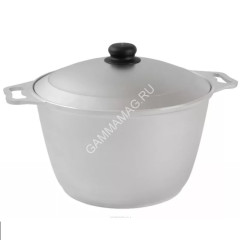 Кастрюля алюм. литая 6,0л мет.крышка Kukmara к60 (Кукмор) *1/5