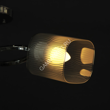 Люстра N2018/2 CH Е27 2*40Вт ( h=280; d=470) S=8м2 VERNER LIGHTING *1