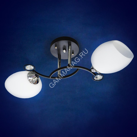 Люстра N3116/2 2*40W E27 (h=160 w=180 l=580) VERNER LIGHTING *1