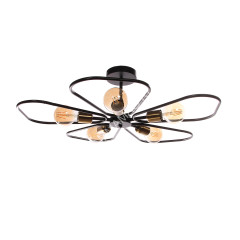 Люстра N5103/5 BK Е27 5*40Вт ( h=230; d=770) VERNER LIGHTING *1