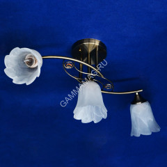 Люстра А1384/3 AB 3*40W Е14 , 220V VERNER LIGHTING *1