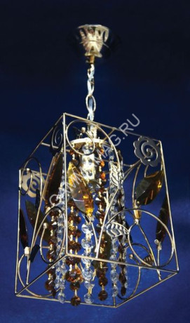 Люстра К0509/1H золото Времена года 1*60W E27 (h=470, w=150, l=150) VERNER LIGHTING *1/10
