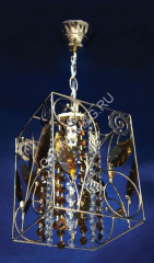 Люстра К0509/1H золото Времена года 1*60W E27 (h=470, w=150, l=150) VERNER LIGHTING *1/10