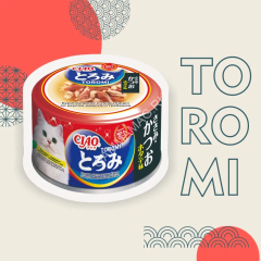 Inaba Ciao Toromi 0,08кг Куриное филе и тунец Кацуо с гребешком консервы для взрослых кошек