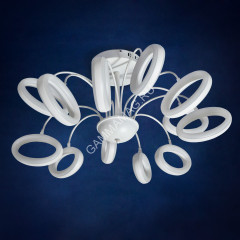 Люстра Y1345/12 12*8W 3000K+4000K пульт (q-870;h-400) VERNER LIGHTING *1