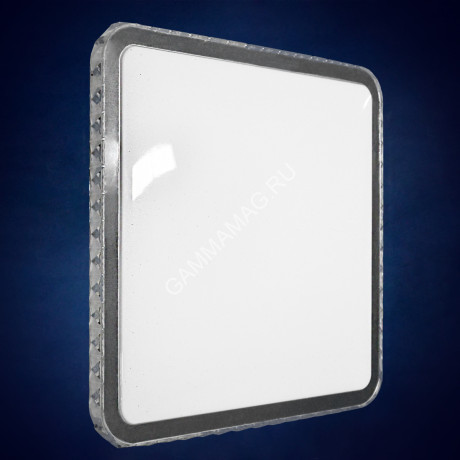 Светильник светодиодный акриловый 550мм 120W 8333B/60W*2 LED 3 режwhite пульт S=25м2 VERNER LIGHTING