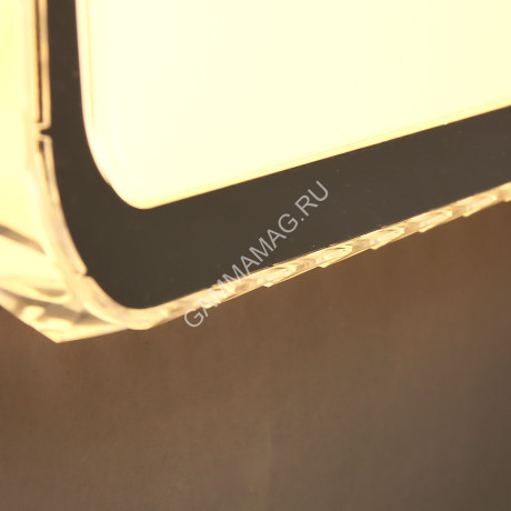 Светильник светодиодный акриловый 550мм 120W 8333B/60W*2 LED 3 режwhite пульт S=25м2 VERNER LIGHTING