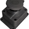 Розетка КАУЧУК с заглушкой 2P+PE 16А 250В TDM SQ0612-0003 *1/12/120
