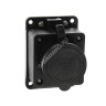 Розетка КАУЧУК с заглушкой 2P+PE 16А 250В TDM SQ0612-0003 *1/12/120