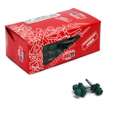 Саморезы кровельные BROZEX коробка 4,8*29 (100шт) RAL 6005 тем-зел *6