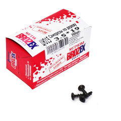 Саморезы по дереву BROZEX КОРОБКА 3,5*19 крупная резьба (300шт) *10