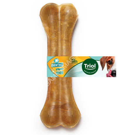Triol 0,05кг Косточка жевательная DENTAL из сыромятной кожи, 12,5см (уп. 1шт.) (10151142)