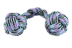 Игрушка (Nunbell) Гантель плетеная для собак, 20х6см