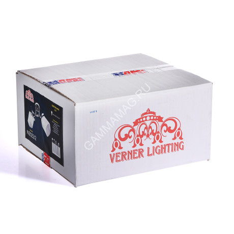 Люстра N2022/2 Е27 2*40Вт ( h=260; w=210; l=470) VERNER LIGHTING *1