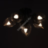 Люстра N5121/6 АВ Е27 6*40Вт ( h=325; d=560) VERNER LIGHTING *1