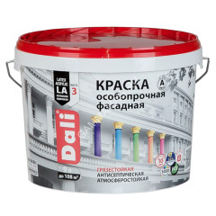 Краска акриловая фасадная 9 л ДАЛИ особопрочная База А*1/44