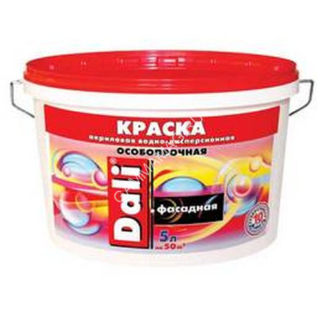 Краска акриловая фасадная 9 л ДАЛИ особопрочная База А*1/44