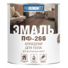 Эмаль ПФ-266 для пола красно-коричневая 0,9 кг Проремонт *1/14
