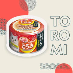 Inaba Ciao Toromi 0,08кг Куриное филе и тунец магуро с гребешком консервы для взрослых кошек