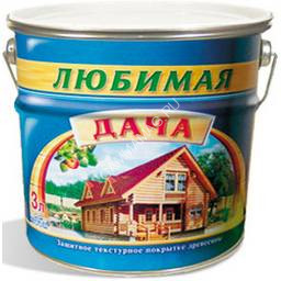 Защитно-декоративное покрытие для древесины алкидное калужница 0,75 л Любимая Дача *1/6/576