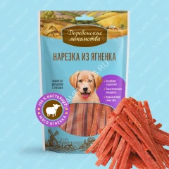 Деревенские лакомства 0,09кг нарезка из ягненка для щенков (79710307)