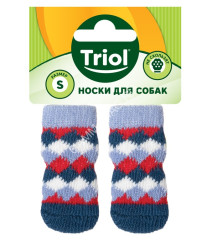 Носки (Triol) для собак Ромбы, размер S