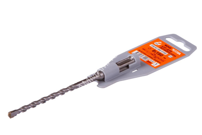 Бур по бетону 6*160мм SDS-plus 2 грани (YAE400600160) Novocraft *1/10/50/250