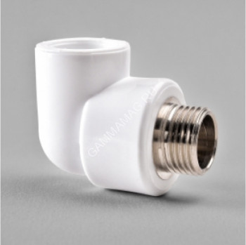 Угольник комбинированный PPRC наруж. резьба _ 25-3/4" *15/75