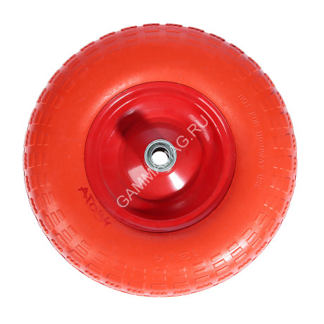 Колесо полиуретановое ступица d16/90мм D330мм PU 4.00-6 (к тачке ВЕ94) *1/5