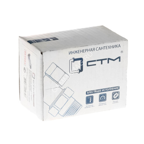 Соединитель прямой 1-3/4" для п/с м/м (хром) СТМ CPCF0134 *1