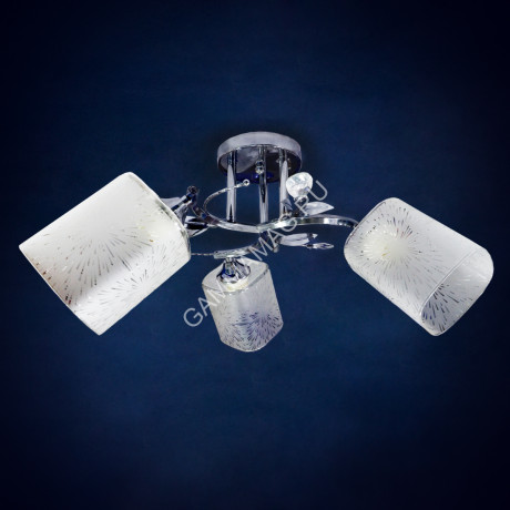 Люстра N2022/3 Е27 3*40Вт ( h=260; d=470) VERNER LIGHTING *1